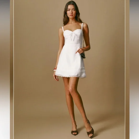 Reformation Arya Linen Dress - Picture 3 of 13